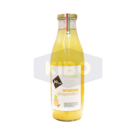 Pur jus de fruits ananas gingembre bio 1L