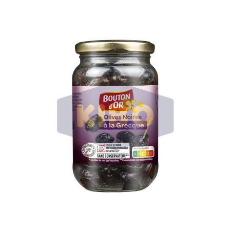 Olives noires à la grecque 250g