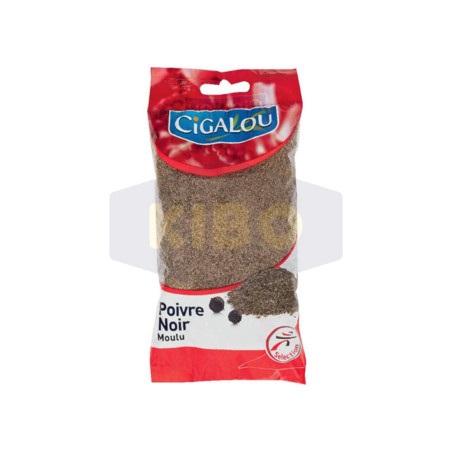 Poivre noir moulu en sachet 200g