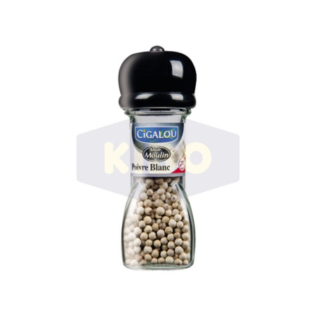 Poivre blanc en grain Mon Moulin 39g