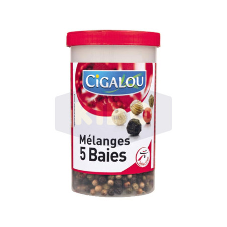 Mélanges 5 baies en pot plastique 60g