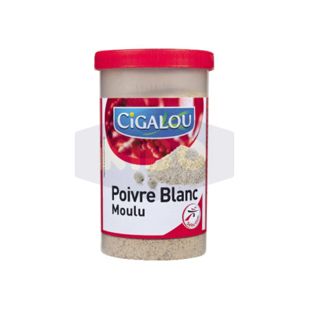 Poivre blanc moulu 100g