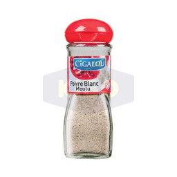 Poivre blanc moulu 48g