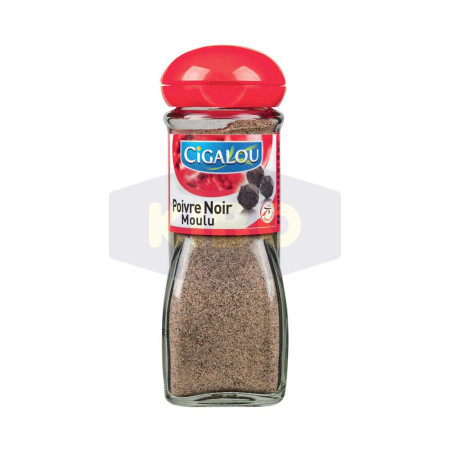 Poivre noir moulu 48g
