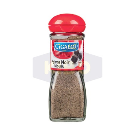 Poivre noir moulu 48g