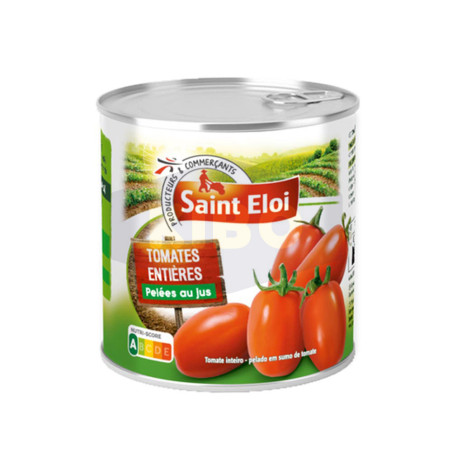 Tomates entières pelées au jus en conserve 4/4 480g