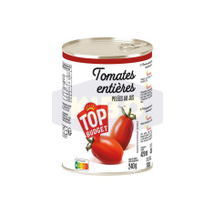 Tomates entières pelées au jus 240g