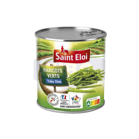 Haricots verts très fins en conserve 4/4 440g
