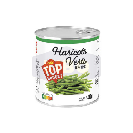 Haricots verts très fins 440g