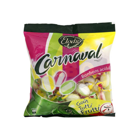 Bonbons acidulés carnaval goût tuti frutti 250g