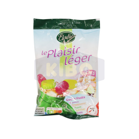 Bonbon le plaisir léger sans sucres goûts fruits 150g
