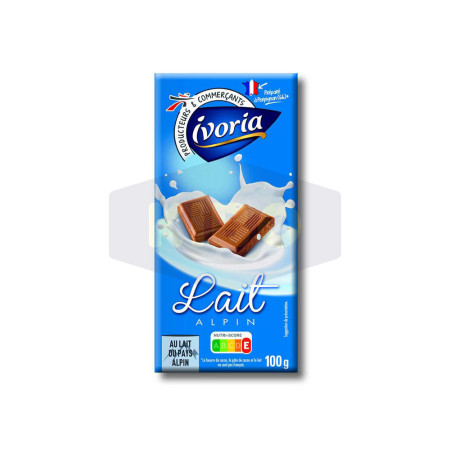 Tablette de chocolat au lait extra-fin 3x100g