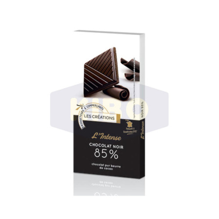 Tablette de chocolat noir intense 85% 100g