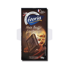 Tablette de chocolat noir fourré truffé fantaisie 150g