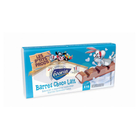 Barres de choco lait kid x16 200g