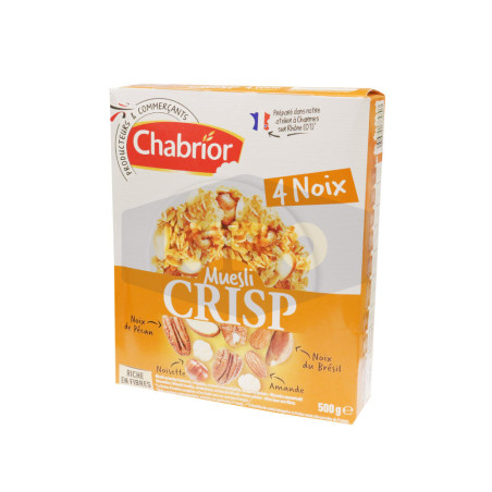 Muesli crisp 4 noix 500g