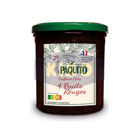 Confiture extra de 4 fruits rouges 750g
