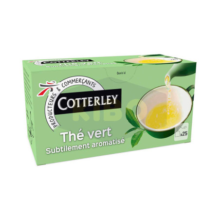 Thé vert subtilement aromatisé 25 sachets x 32,5g