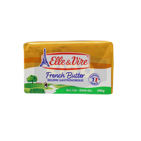 Beurre gastronomique demi-sel 80% 200g