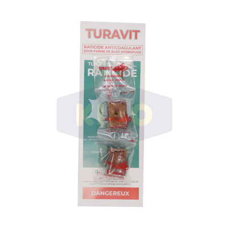 Raticides bloc hydrofuge