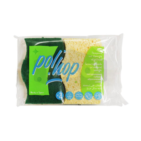 2 Tampons sur éponge végétale