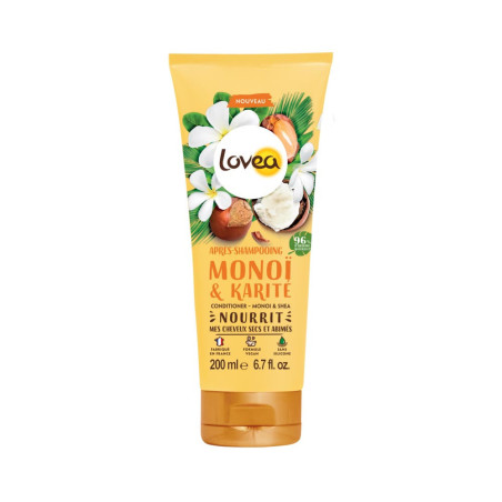 Après-shampoing monoï et karité 200ml