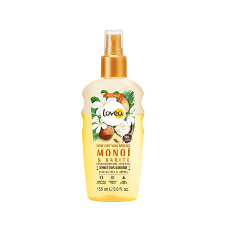 Démêlant sans rinçage monoï et karité 150ml