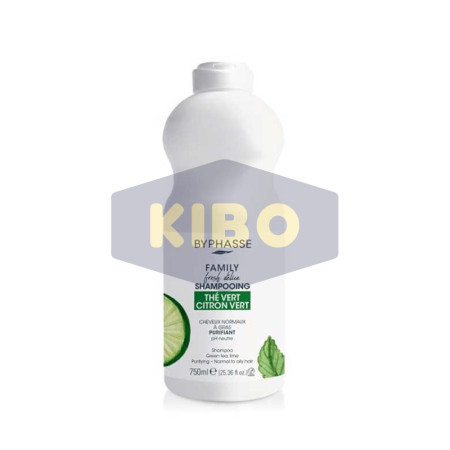 Shampoing thé vert & citron vert cheveux normaux à gras 750ml