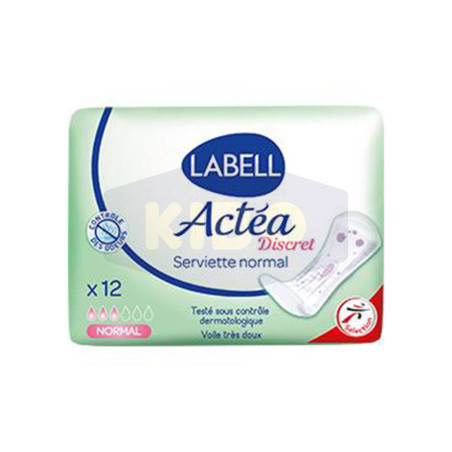 Serviette hygiénique discret normal paquet de 12