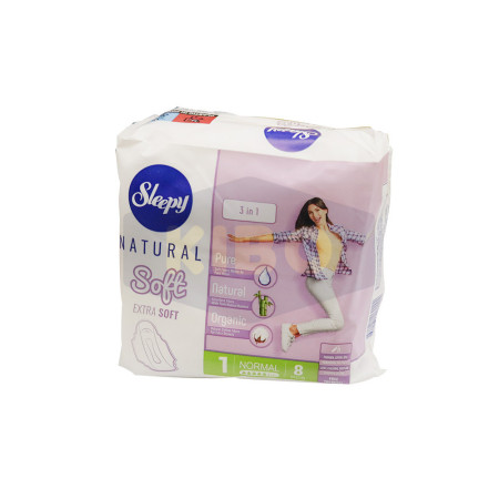 Serviette hygiénique soft normal x8