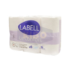 Papier hygiénique le lotionné 3 plis x 6 rouleaux
