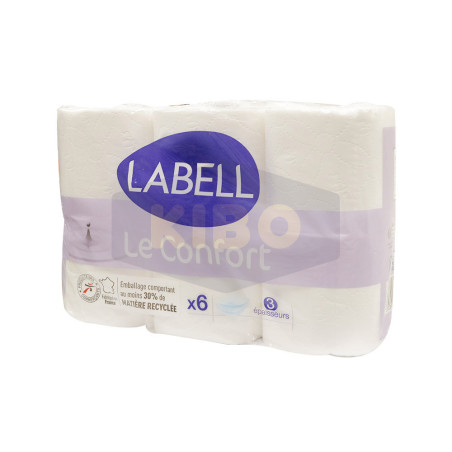 Papier hygiénique le lotionné 3 plis x 6 rouleaux