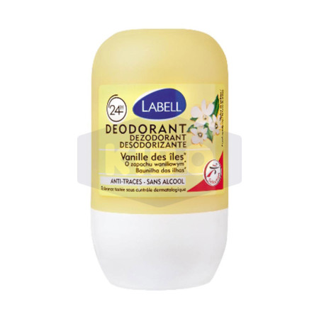 Déodorant roll-on sans alcool vanille des îles 50ml
