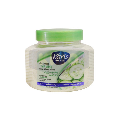 Gommage visage et corps au concombre 300ml