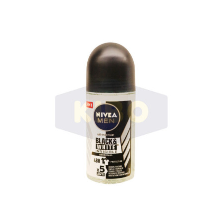 Déodorant bille black and white 5in1 50ml