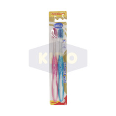 Brosses à dents global protection medium x 2 pièces