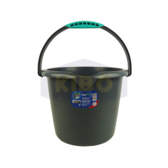 Seau rond gris 12L
