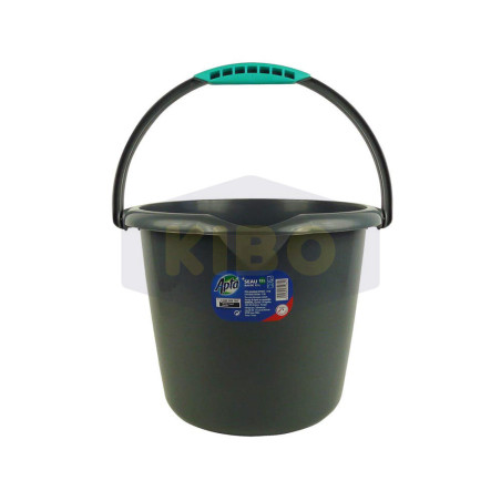 Seau rond gris 12L