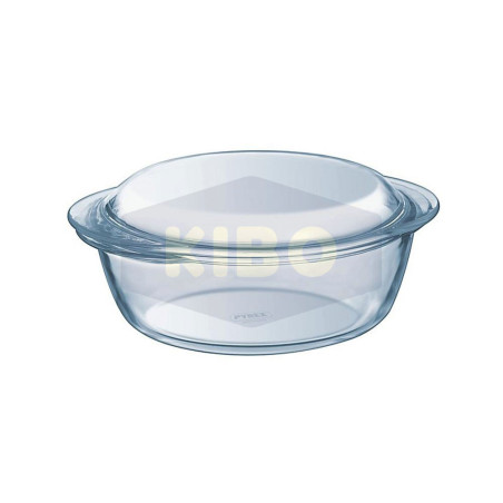 Cocotte en verre ronde 1L