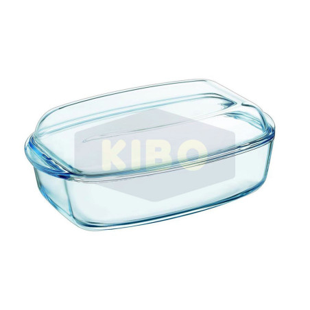 Cocotte en verre rectangulaire 6,5L