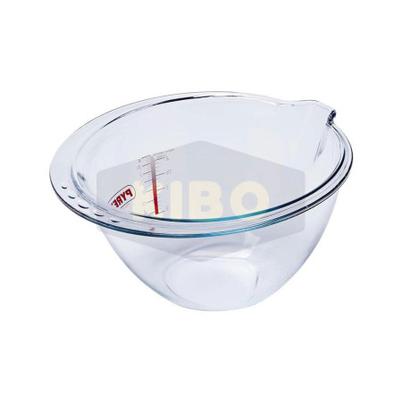 Bol à mixer en verre transparent 4