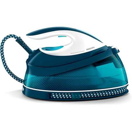 Centrale vapeur - PHILIPS - PerfectCare Compact - GC7840/20 - 6,5 bars - Pressing 400 g/min - Débit vapeur 120 g/min