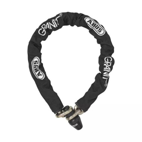 Antivol de chaîne monobloc - ABUS - 1480/120 - Maillons 14 mm - Gainage tissu - Cylindre XPlus