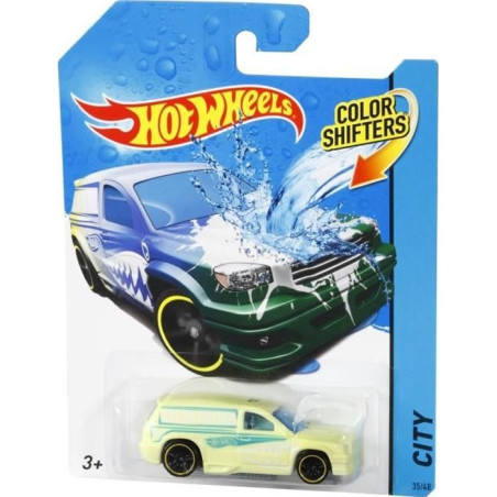HOT WHEELS Véhicule Color Shifter, modele aléatoire, Change de couleur avec l'eau - Petite Voiture - 3 ans et + - Hot Wheels