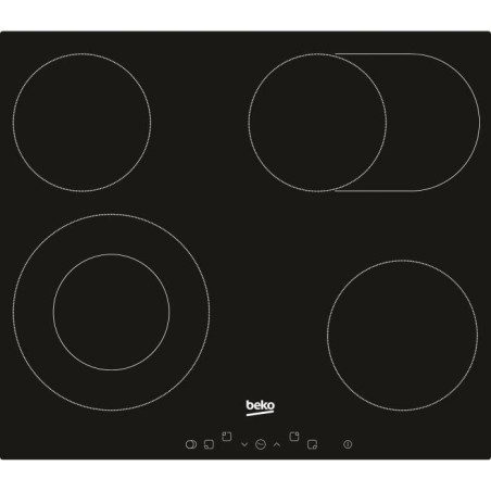 BEKO HIC 64403 T Table vitrocéramique 4 foyers
