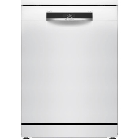 Lave-vaisselle pose libre BOSCH SSMS6ZCW12F SER6 - 14 couverts - Induction - L60cm - 38 dB - tiroir a couverts - Blanc