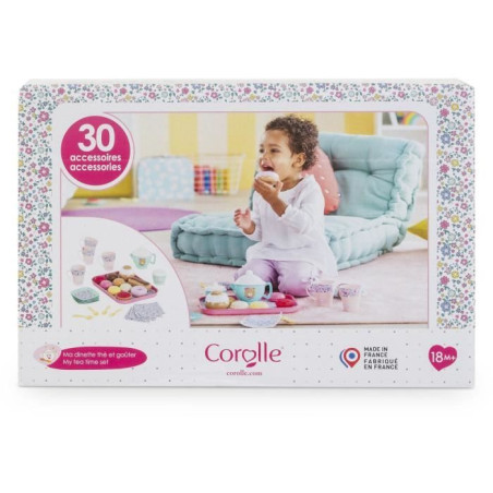 Accessoires poupons - COROLLE - Ma Dinette Thé et Goûter - 30 accessoires - des 18 mois