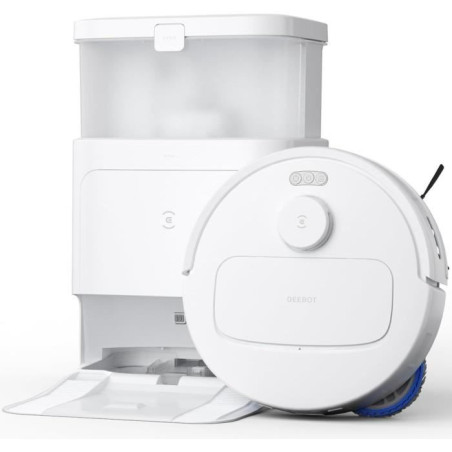 Robot Aspirateur Laveur avec Station de Vidage Automatique- ECOVACS N30 Pro OMNI - Puissance 10000Pa - Nettoyage a l'eau Chaude