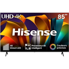 Hisense 85A6N - TV LED 85 (215 cm) - 4K UHD - Dolby Vision - Smart TV - 3xHDMI 2.1