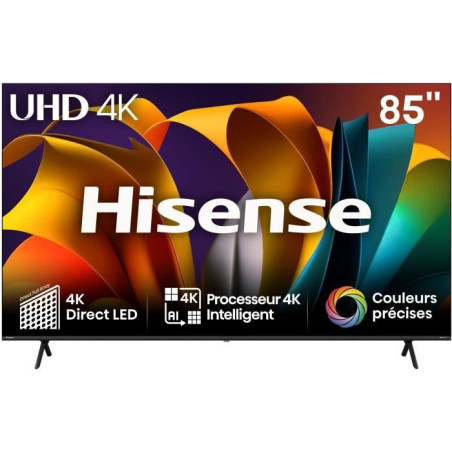 Hisense 85A6N - TV LED 85 (215 cm) - 4K UHD - Dolby Vision - Smart TV - 3xHDMI 2.1